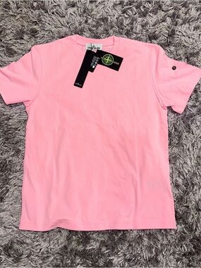 Pink Stone Island T-shirt